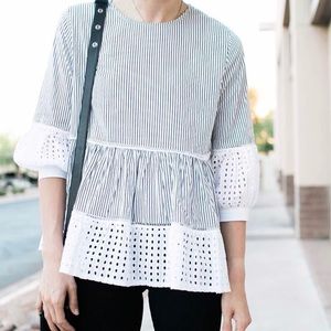 Chicwish statement sleeve top size L